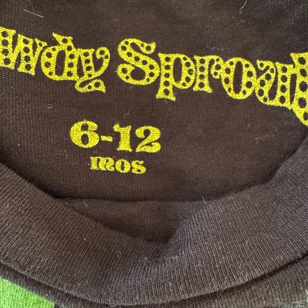 Rowdy Sprout Boys Biggie Smalls Long Sleeve Tee Black NWT $52 - Picture 3 of 4